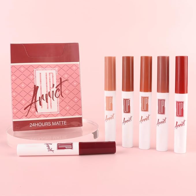 evpct 6Pcs Matte Liquid Lipstick Lip Stain Set Lipstick