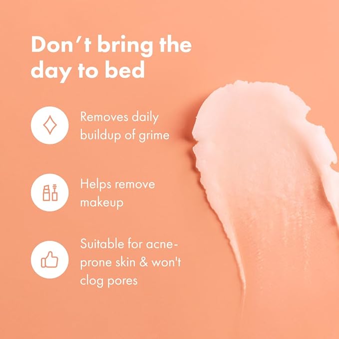 HERO COSMETICS Dissolve Away Daily Cleansing Balm - Helps Remove Makeup and Grime - Wonโt Clog Pores - Suitable for Sensitive and Acne-Prone Skin (2.2 fl oz)