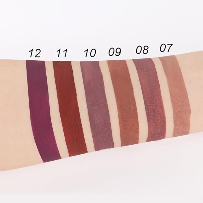 evpct 6Pcs Matte Liquid Lipstick Lip Stain Set Lipstick