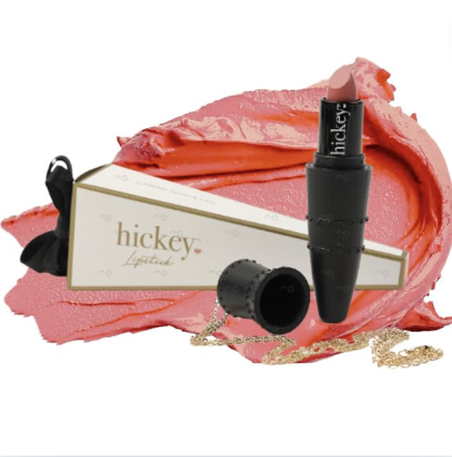Hickey Lipstick Orgnanic Nothing but Nude Refillable Lipstick | Gluten Free | Moisturizing & Long Lasting Gluten Free Highly Pigmented Lipstick for Women | Velvet Finish