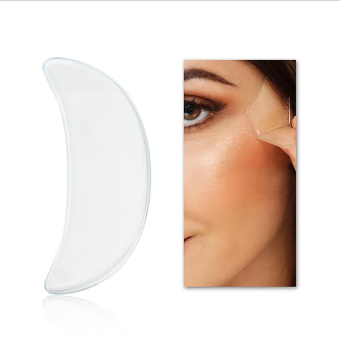 VolksRose Face & Forehead Wrinkle Patches, Reusable Silicone Patches for under Eye, Neck,Chest, Forehead & Nasolabial Areas - Overnight Anti-wrinkle Face Tape Mask, Smile Line Remover Pads