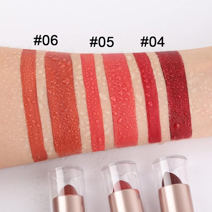 evpct 2 In 1 Wine Red Mauve Nude Lipstick