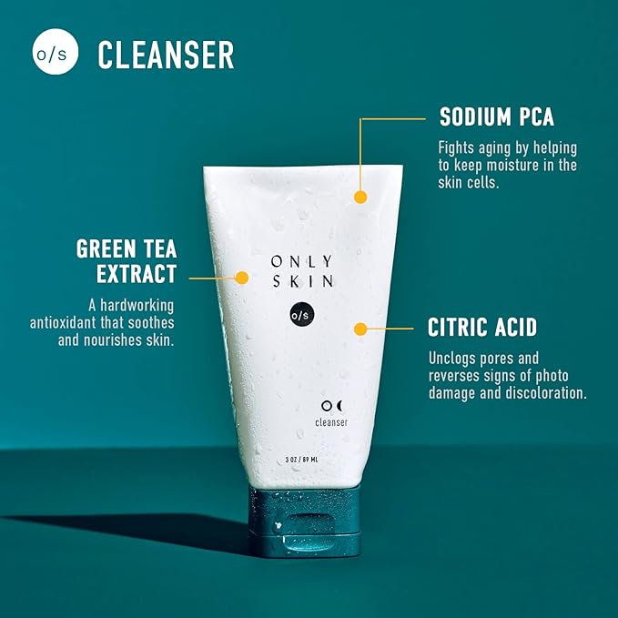 Foaming Daily Face Cleanser (3 Ounce) - Daily Face Wash, Cleanses Face without Drying Out Skin, Includes Green Tea Extract to Soothe Skin, Sodium PCA to Lock In Moisture