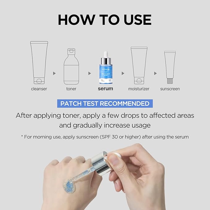 P.CALM Blue Capsule 11 Serum โ PDRN & Caffeine for Intense Moisture, Plumping Effect, Elasticity, and Radiant Skin, Korean PDRN Serum (30ml / 1.01 fl.oz)