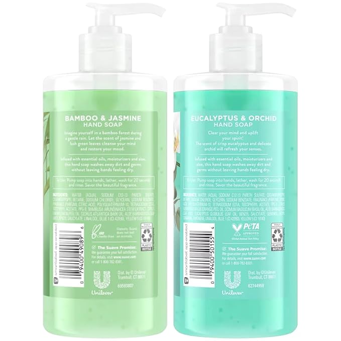 Suave Hand Soap, Bamboo & Jasmine