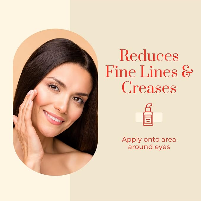 Retinol & Goji Berry Under Eye Serum - Dermatologist Tested, Diminishes Fine Lines, Wrinkles, Eye Bags & Dark Circles , Clean Beauty, Cruelty-Free Korean Skin Care - All Skin Types