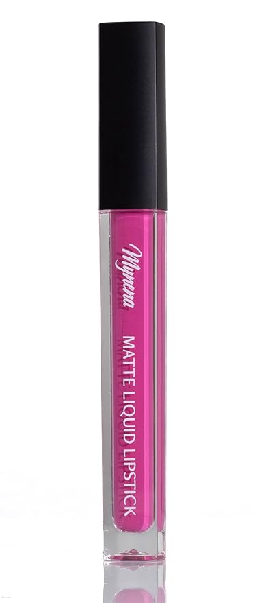 Mynena Pink Long-Lasting Matte Liquid Lipstick | Intense Color, Smudge-Proof & Waterproof | Comfortable, Hydrating Shea Butter | Vegan & Cruelty-Free | Rosa