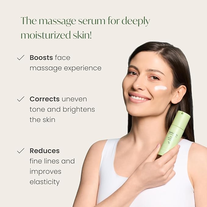 PLANTIFIQUE Korean Jojoba Oil & Hyaluronic Acid Face Massage Serum โ Hydrating Anti-Aging Collagen & Niacinamide Formula โ Perfect for Gua Sha Facial Massage โ Gift for Men & Women