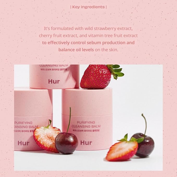 Purifying Cleansing Balm, Sherbet-Type Formulation, Practical Grinder Type - effectively eliminating makeup residue and blackheads without causing dryness or irritation