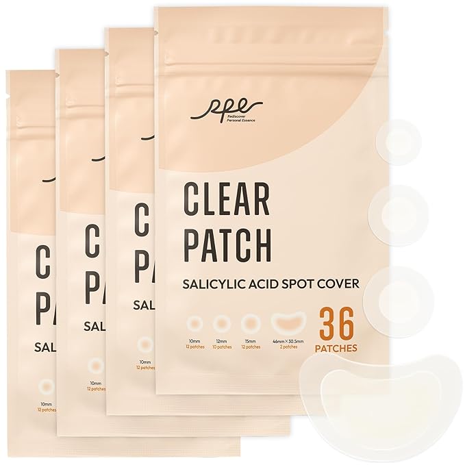 RPELife Hydrocolloid Pimple Patches with Salicylic Acid for Face, Pimple Patch Invisible Spot Cover Treatment for Zits, Blemishes, and Pimples – Absorbing Zit Patch for Clear Skin (144 Count)