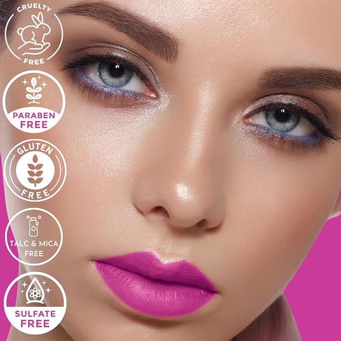 Mynena Pink Long-Lasting Matte Liquid Lipstick | Intense Color, Smudge-Proof & Waterproof | Comfortable, Hydrating Shea Butter | Vegan & Cruelty-Free | Rosa