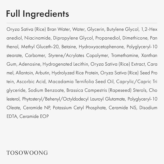 Rice Glow Milky Toner with 784,000ppm Korean Rice Water, Niacinamide, Ceramides, Panthenol, Glow, Glass Skin, Hydrating, Purifying, Fragrance-Free, Korean Skin Care, 250ml, 8.45 fl.oz.