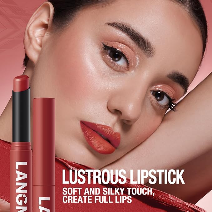 Jolilab 12 Pcs Velvet Matte Lipstick Nude Matte Lipstick