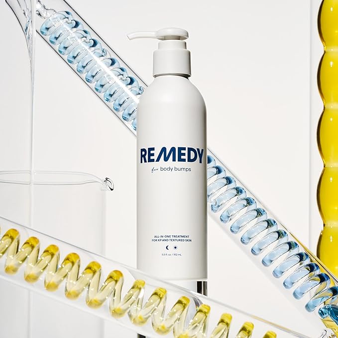 Remedy for Body Bumps – Treatment for Keratosis Pilaris (KP) and Textured, Crepey Skin with Urea, Lactic Acid, and Retinol -– Smoothing Body Moisturizer Lotion – By Dermatologist Dr. Shah