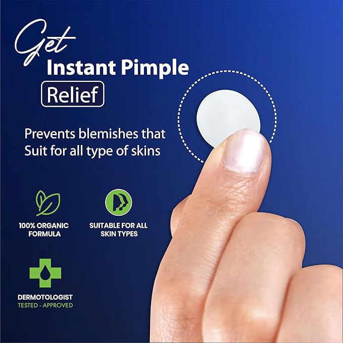 Dot Pimple Patches for Face โ Hydrocolloid Acne Patches for Quick Zit Relief, Invisible Spot Stickers That Stay All Night, Gentle for All Skin Types, Oil-Free (240 Count)