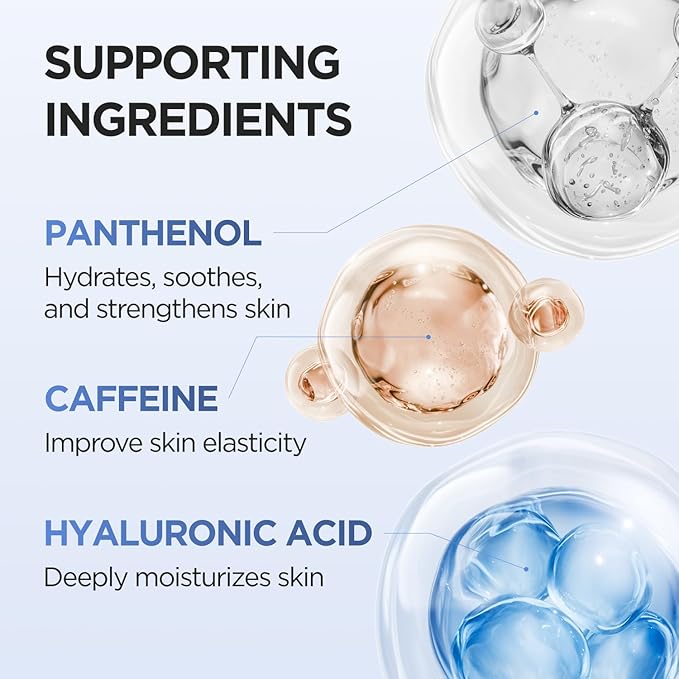 P.CALM Blue Capsule 11 Serum โ PDRN & Caffeine for Intense Moisture, Plumping Effect, Elasticity, and Radiant Skin, Korean PDRN Serum (30ml / 1.01 fl.oz)