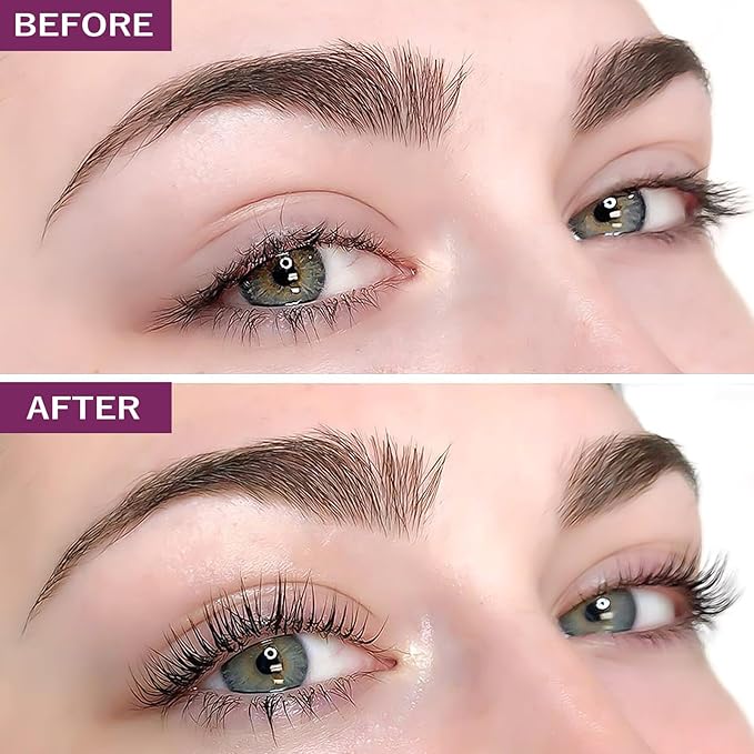Eyelash Growth Serum, Lash Serum for Eyelash Growth & Enhancing, Advanced Formula for Natural Lashes or Lash Extensions & Brows (0.17 fl oz)