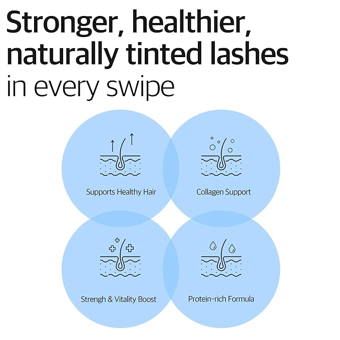 Derma Factory Peptide Eyelash Ampoule โ Black Tinting Lash Growth Serum for Thin, Weak & Damaged Lashes โ Volumizing Peptide Lash Enhancer, Oil-Free, Irritation-Free Formula, Black3, 0.16 fl oz