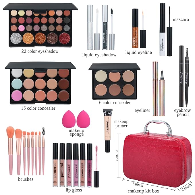 Makeup Kit,Makeup Set For Women Full Kit,Professional Make