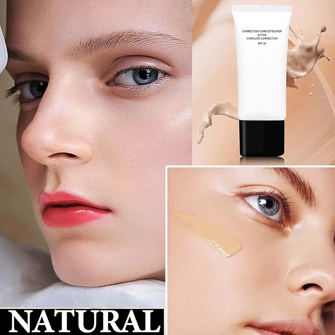 Skin Tone Adjusting CC Cream,Colour Correcting Self Adjusting Skin Tone(Natural)