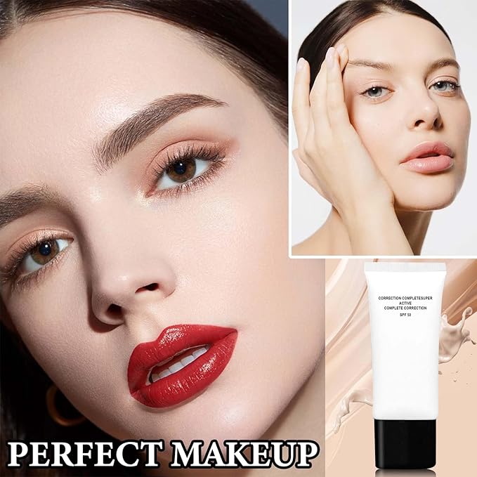 Skin Tone Adjusting CC Cream,Colour Correcting Self Adjusting Skin Tone(Ivory)