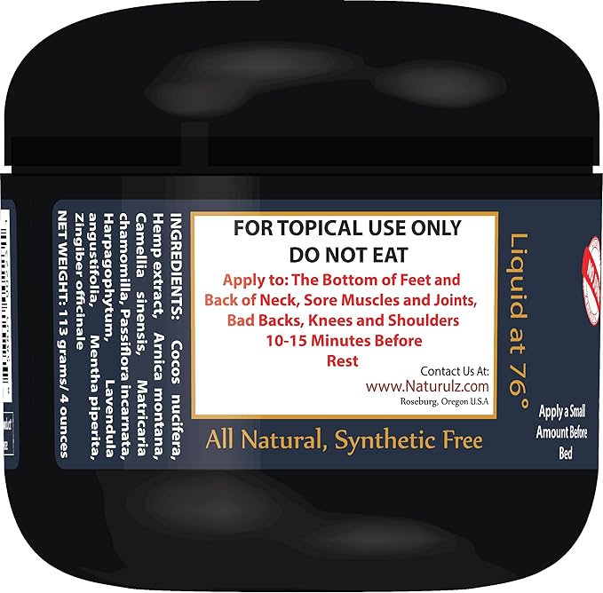 Naturulz Ugli Butter Night Hemp Cream