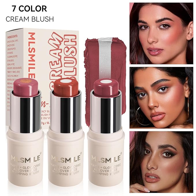 Cream Blush, Jelly Blush, Beauty Blush Makeup Sticks, Stick #06