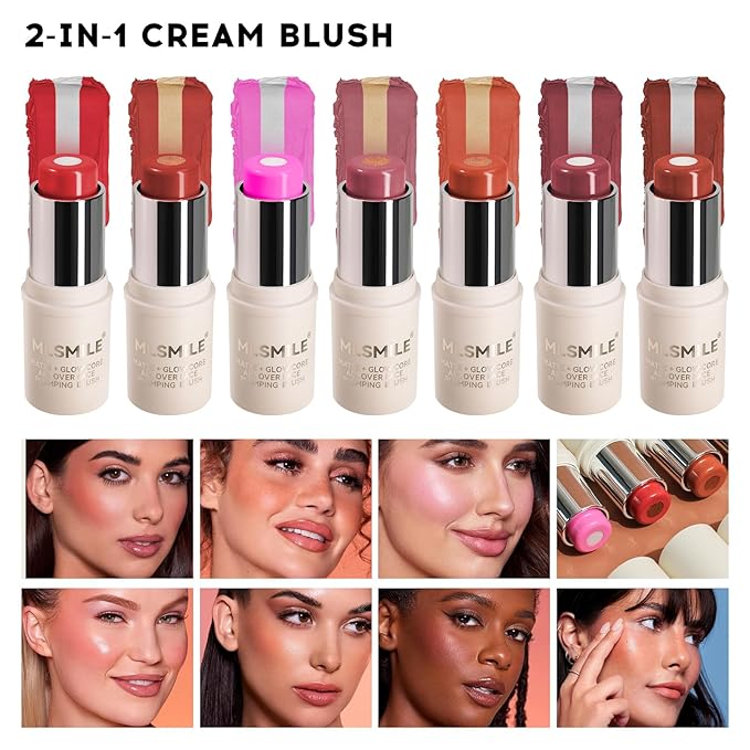Cream Blush, Jelly Blush, Beauty Blush Makeup Sticks, Stick #06