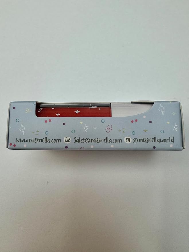 MISS NELLA Fairy Kiss Lip Gloss, Red hydrating Gloss,