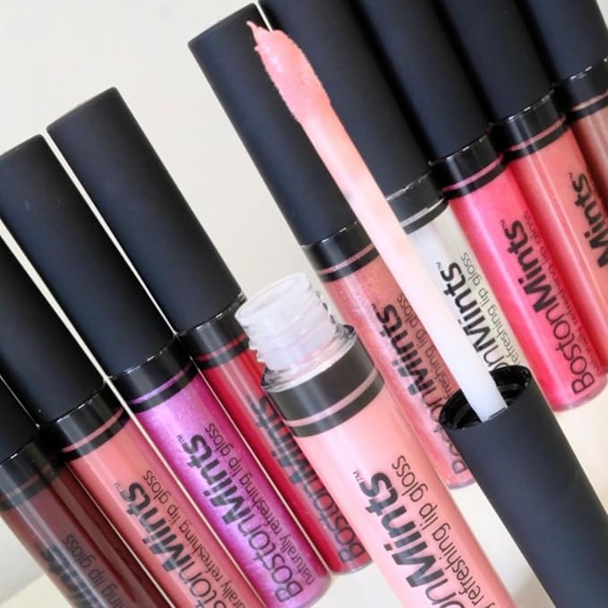 Plum Island Sand Lip Gloss (.25oz) - Naturally Refreshing Vegan Lip Gloss with Aloe, Vitamins C & E, Spearmint Extract