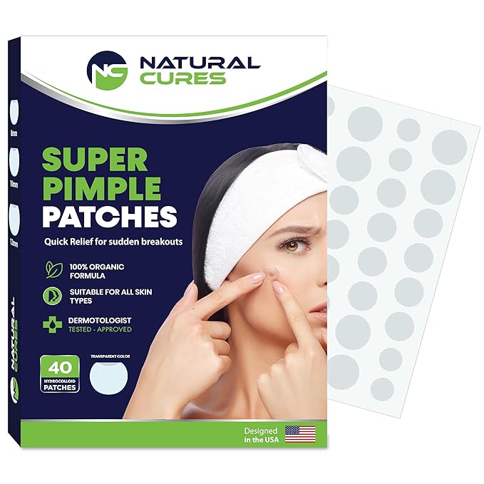 Dot Pimple Patches for Face โ Hydrocolloid Acne Patches for Quick Zit Relief And Blemishes, Invisible Spot Stickers That Stay All Night, Gentle for All Skin Types, Oil-Free (40 Count)