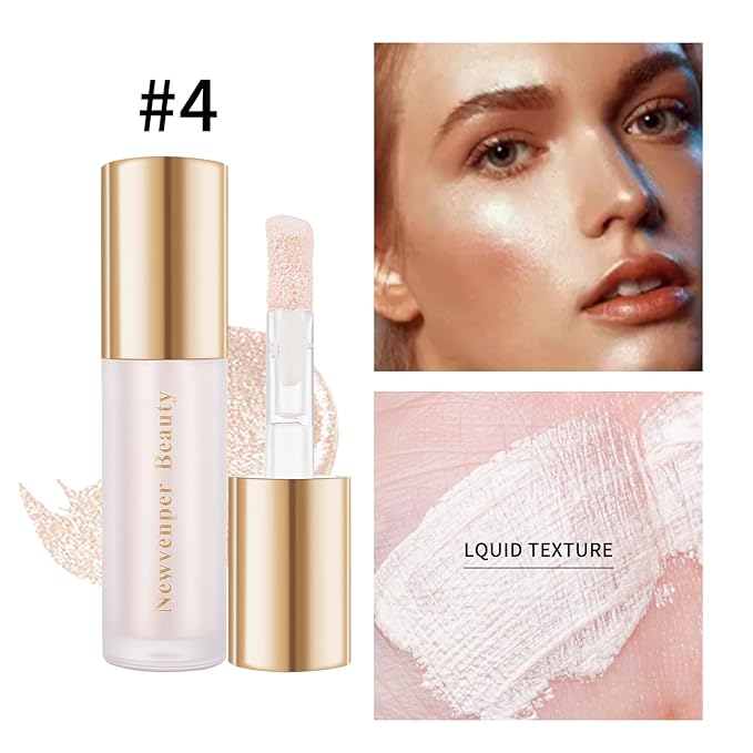 Highlighter Beauty Wand with Brush Liquid Highlighter with