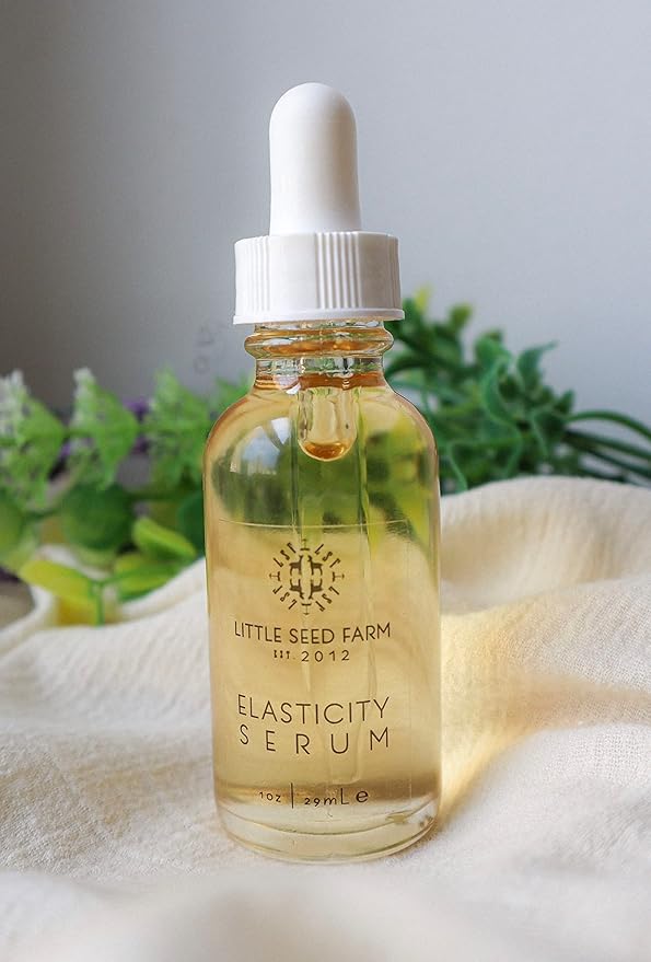 Little Seed Farm Elasticity Serum - Skin Toning and Firming Serum, 1.0 Ounce