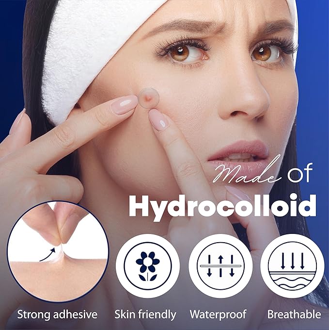 Dot Pimple Patches for Face โ Hydrocolloid Acne Patches for Quick Zit Relief, Invisible Spot Stickers That Stay All Night, Gentle for All Skin Types, Oil-Free (240 Count)