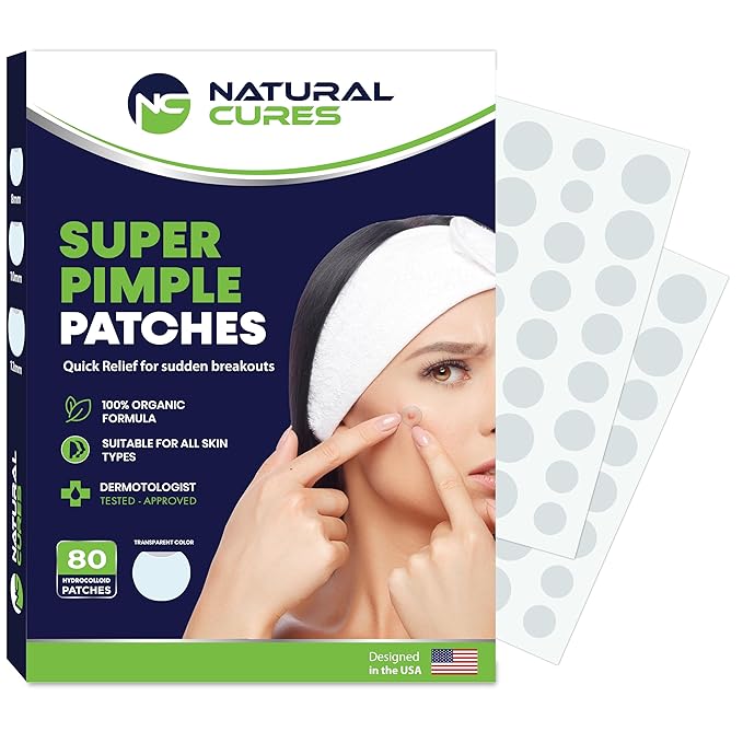 Dot Pimple Patches for Face โ Hydrocolloid Acne Patches for Quick Zit Relief And Blemishes, Invisible Spot Stickers That Stay All Night, Gentle for All Skin Types, Oil-Free (80 Count)