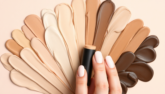 Foundation stick application for a flawless finish