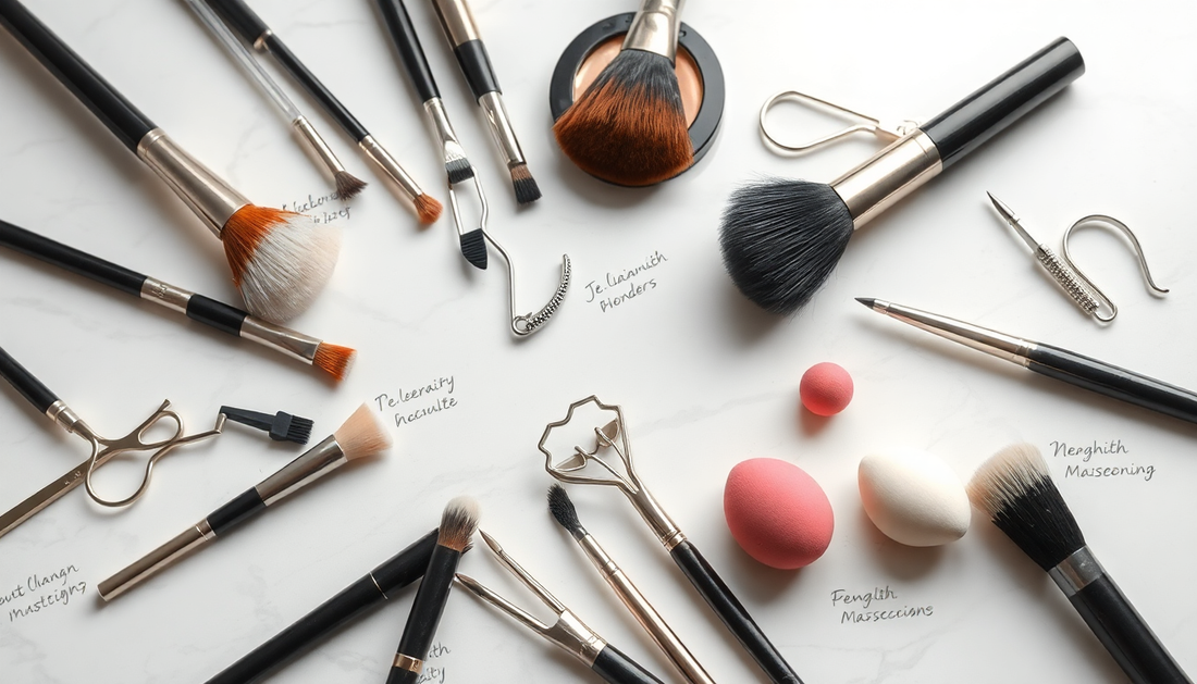 Essential makeup brushes for flawless application