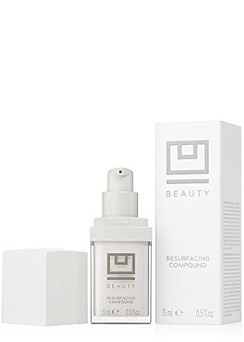 U Beauty Resurfacing Compound Serum - Renew & Illuminate Face Serum - Advanced 8-in-1 Formula with Vitamin C, Retinol, Hyaluronic Acid, & Peptides - Targets Fine Lines, Pores 0.5 fl oz