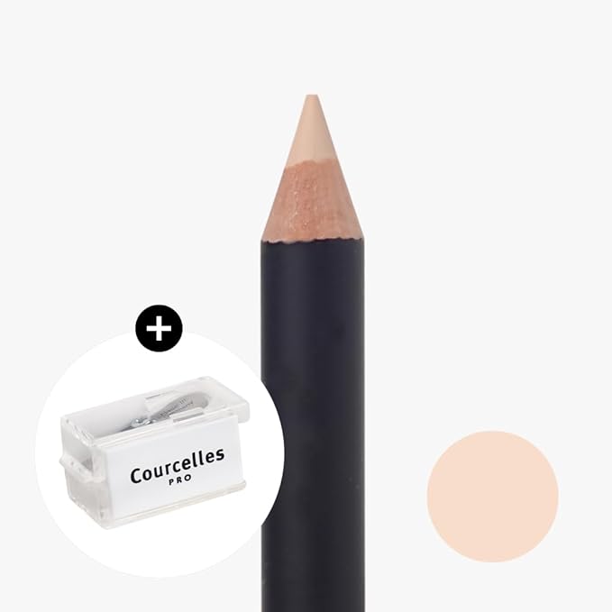 [K-Beauty Makeup] Courcelles Concealer Pencil CC706/CC707/CC708, Hard type-Natural (CC707-Medium Beige+Sharpener)