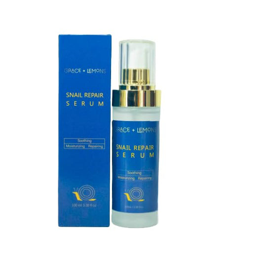Snail Mucin 96% Repair Serum, Anti-Aging, Collagen, Vitamin C & E, Centella Asiatica, Snow Mushroom Extract, Soothes Irritation, Reduces Dullness & Dryness, korean beauty