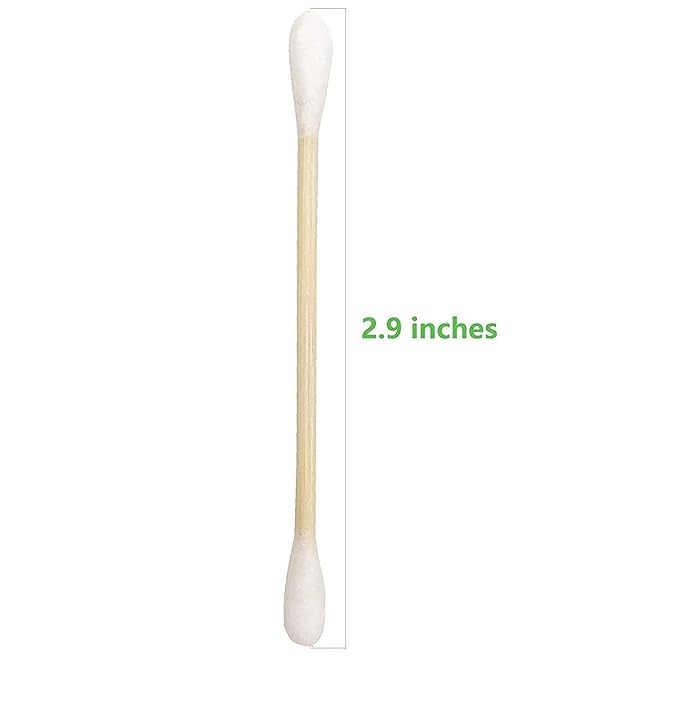 Cotton swabs with wooden sticks/biodegradable