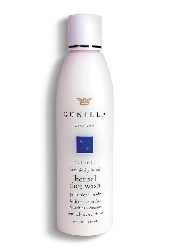 GUNILLA Face Wash Herbal, Anti-Aging Cream Cleanser GUNILLA