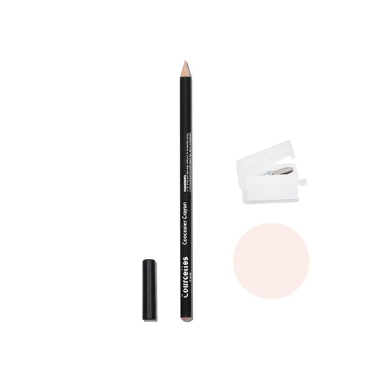 [K-Beauty Makeup] Courcelles Concealer Pencil CC706/CC707/CC708, Hard type-Natural (CC706-Light Beige+Sharpener)