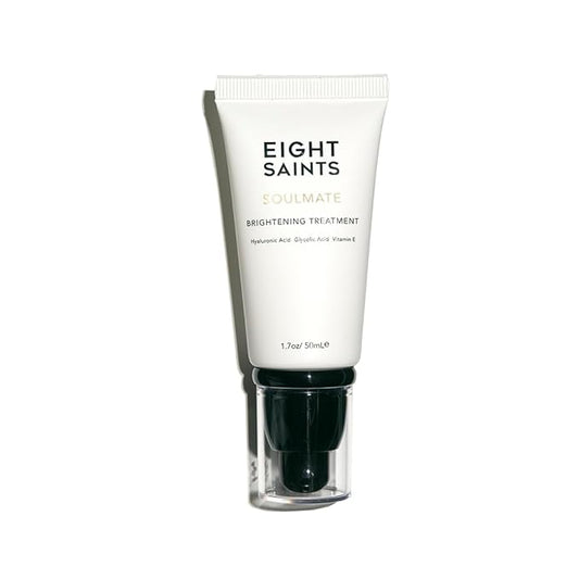 Eight Saints Soulmate Lotion Based 15% Glycolic Acid Serum For Women, Natural and Organic, Anti Aging Serum for Face, Reduce Wrinkles, Fine Lines, and Smooth Skin, 1.7 Ounce