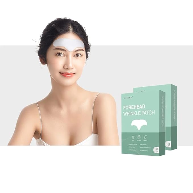 Forehead Wrinkle Patches - Reusable Silicone Pads for Forehead Lines & Frown Wrinkle Patches - Anti-Wrinkle Face Patches for Smoother, Firmer Skin - Overnight Wrinkle Treatment for Women & Men