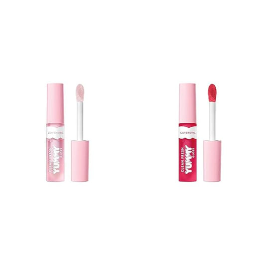 COVERGIRL Clean Fresh Yummy Gloss Lip Gloss Bundle Lip