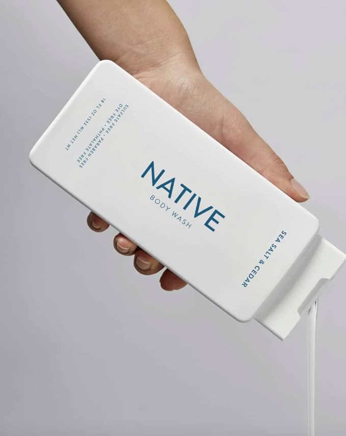 Native Body Wash Contains Naturally Derived 18 oz