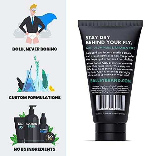 Ballsy Ballwash Charcoal Body Wash &