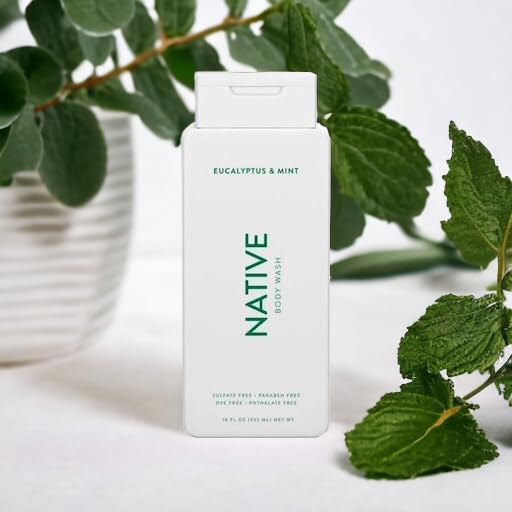 Native Body Wash Contains Naturally Derived 18 oz