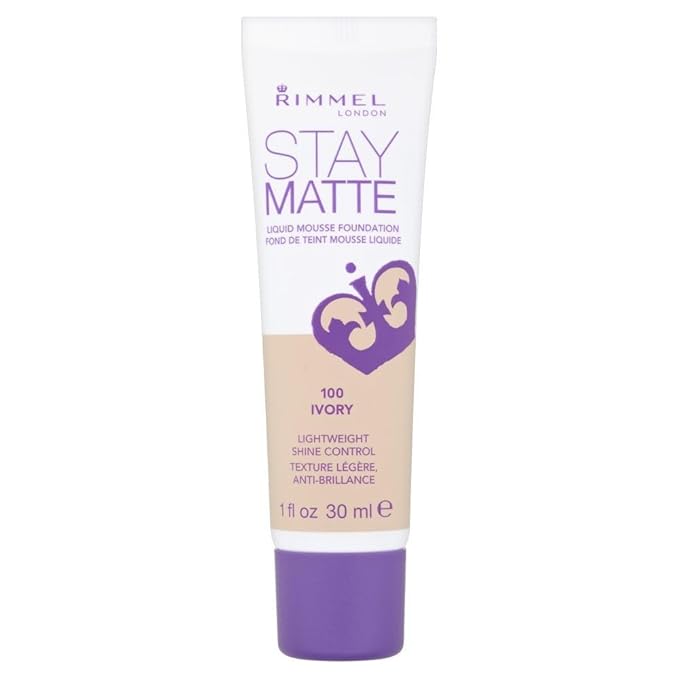 Rimmel London Stay Matte Liquid Mousse - 091 Control, Oil-Free, 1oz